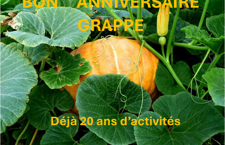 VINGTIÈME ANNIVERSAIRE DU GRAPPE